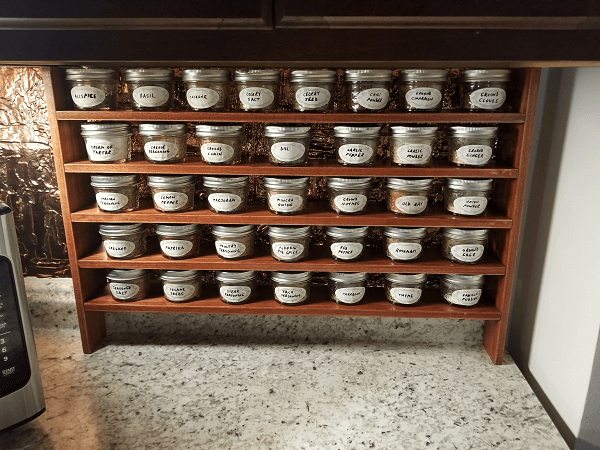 custom spice rack